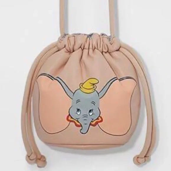 Disney x Zara Dumbo The Elephant Crossbody Bag Purse Pink